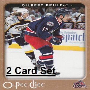 Gilbert Brule - Columbus Blue Jackets NHL Hockey Card Collection